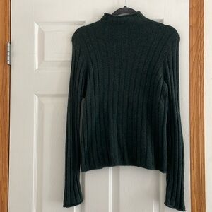 Madewell green sweater